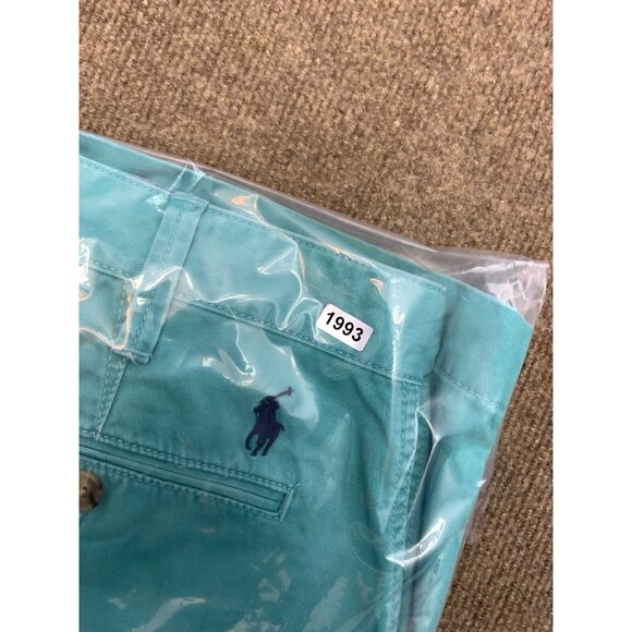 Polo Ralph Lauren Shorts Mens 32 Relaxed Fit Flat Front Chino Pre-Washed Preppy - Picture 9 of 9
